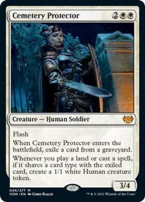 Cemetery Protector VOW 6 NM Magic: The Gathering