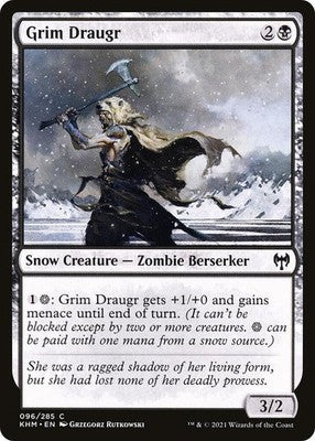 Grim Draugr KHM 96 NM Magic: The Gathering