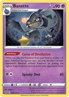 Banette 068/185 SWSH04: Vivid Voltage Pokémon TCG