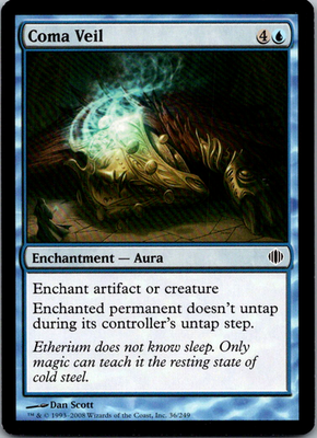 Coma Veil Shards of Alara 36 C Magic: The Gathering Lightly Played
