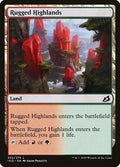 Rugged Highlands IKO 252 NM Magic: The Gathering