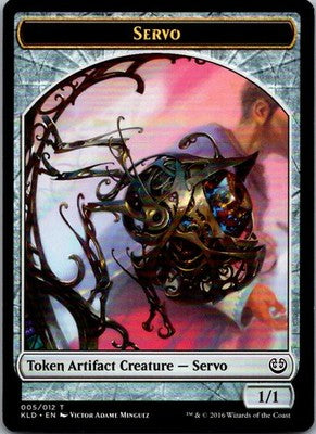 Servo Token (005) 5 Token Kaladesh Magic: The Gathering Lightly Played