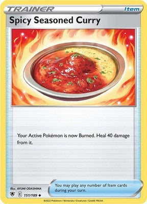Spicy Seasoned Curry 151/189 SWSH10: Astral Radiance Pokémon TCG