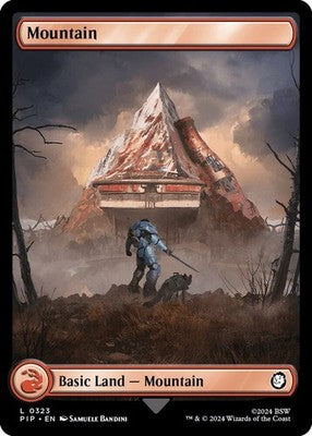 Mountain PIP 323 NM Magic: The Gathering