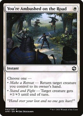 You're Ambushed on the Road AFR 43 NM Magic: The Gathering