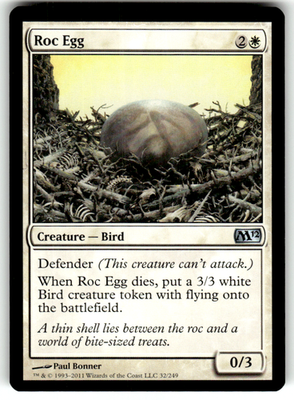 Roc Egg Magic 2012 (M12) 32 U Magic: The Gathering Near Mint