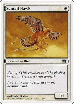 Suntail Hawk 8ED 51 LP Magic: The Gathering