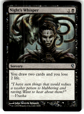 Night's Whisper Duel Decks: Jace vs. Vraska 68 U Magic: The Gathering Near Mint