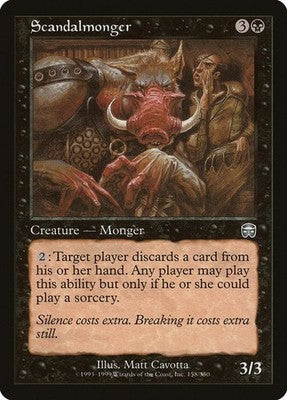 Scandalmonger MMQ 158 LP Magic: The Gathering