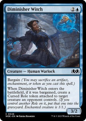 Diminisher Witch WOE 46 NM Magic: The Gathering