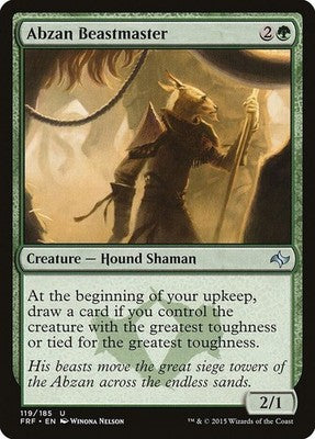 Abzan Beastmaster FRF 119 NM Magic: The Gathering