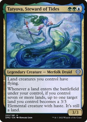Tatyova, Steward of Tides DMU 222 NM Magic: The Gathering