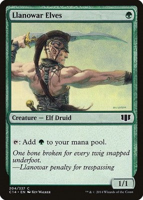 Llanowar Elves C14 204 LP Magic: The Gathering