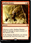 Sudden Demise The List Reprints 059/106 R Magic: The Gathering Near Mint