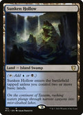 Sunken Hollow MIC 182 NM Magic: The Gathering