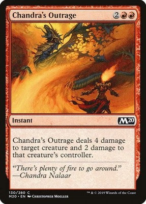Chandra's Outrage M20 130 NM Magic: The Gathering