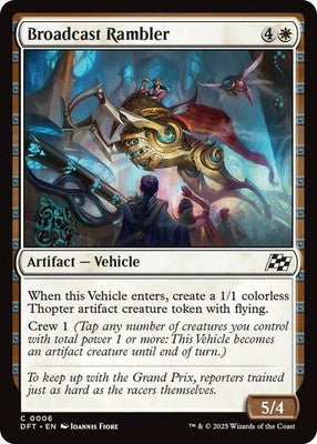 Broadcast Rambler DFT 6 NM Magic: The Gathering