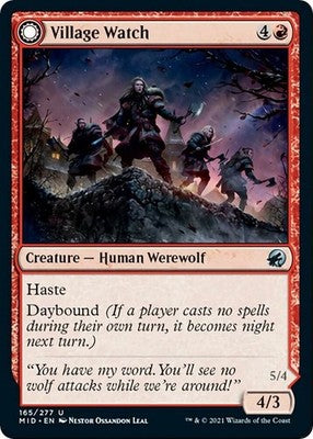 Village Watch // Village Reavers MID 165 LP Magic: The Gathering