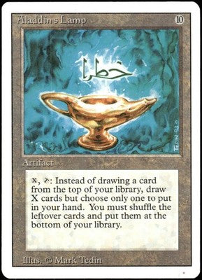 Aladdin's Lamp Revised Edition R Magic: The Gathering Lightly Played