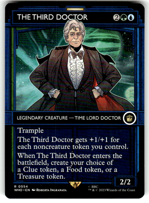 The Third Doctor (Showcase) Universes Beyond: Doctor Who 554 R Near Mint