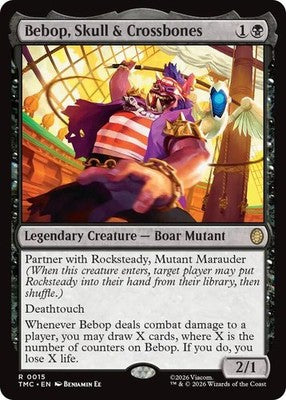 Bebop, Skull & Crossbones TMC 15 NM Magic: The Gathering