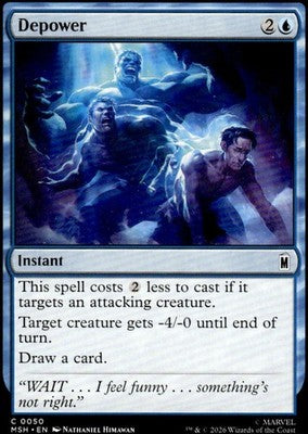 Depower Marvel Super Heroes 50 C Magic: The Gathering Near Mint