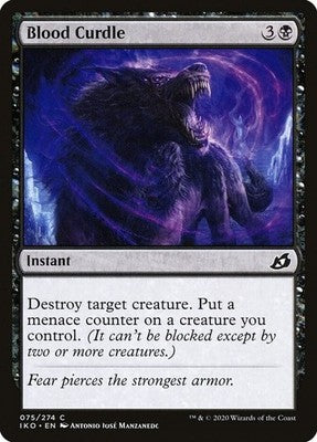 Blood Curdle IKO 75 NM Magic: The Gathering