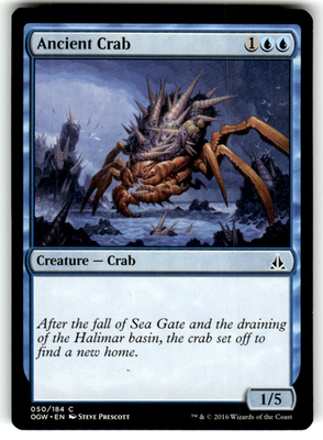 Ancient Crab Oath of the Gatewatch 50 C Magic: The Gathering Near Mint