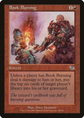 Book Burning JUD 80 NM Magic: The Gathering