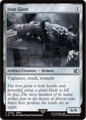 Iron Giant FIN 260 NM Magic: The Gathering