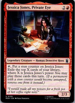 Jessica Jones, Private Eye 139 Marvel Super Heroes Magic: The Gathering NM