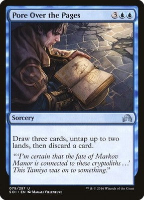 Pore Over the Pages SOI 79 NM Magic: The Gathering