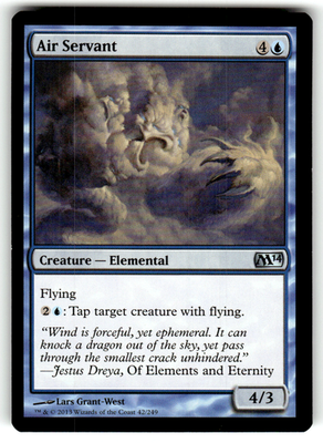 Air Servant Magic 2014 (M14) 42 U Magic: The Gathering Near Mint