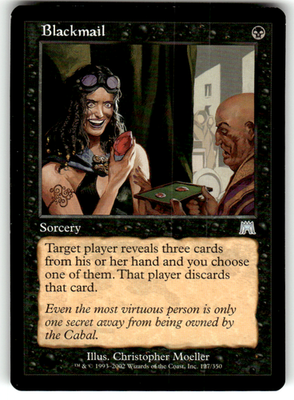 Blackmail Onslaught 127 U Magic: The Gathering Lightly Played