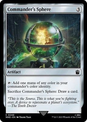 Commander's Sphere WHO 240 NM Magic: The Gathering