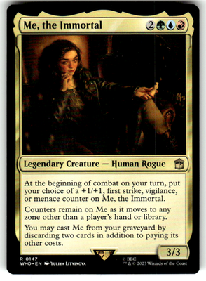Me, the Immortal Universes Beyond: Doctor Who 147 R Magic: The Gathering