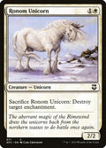 Ronom Unicorn AFC 71 NM Magic: The Gathering