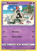 Sandygast 125/264 SWSH08: Fusion Strike Reverse Holofoil Pokémon TCG