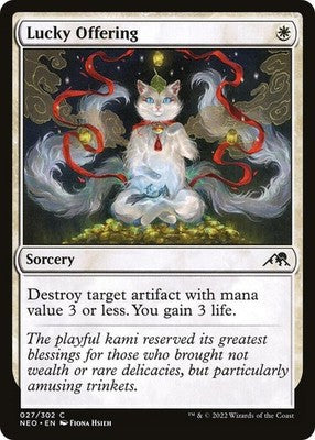 Lucky Offering NEO 27 Foil NM Magic: The Gathering