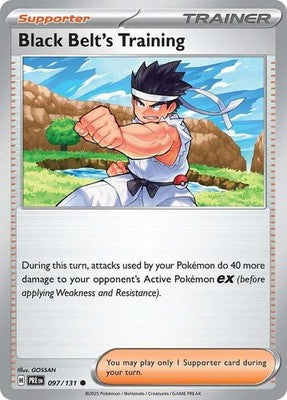 Black Belt's Training 097/131 SV: Prismatic Evolutions Pokémon TCG