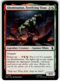Abomination, Terrifying Titan Marvel Super Heroes 198 U Magic: The Gathering
