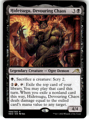 Hidetsugu, Devouring Chaos Kamigawa: Neon Dynasty 99 R Magic: The Gathering