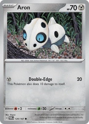 Aron 120/167 SV06: Twilight Masquerade Pokémon TCG