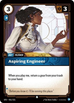 Aspiring Engineer 061/221 Spiritforged Riftbound: League of Legends
