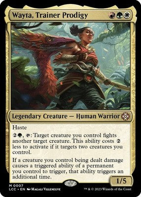 Wayta, Trainer Prodigy LCC 7 Foil NM Magic: The Gathering