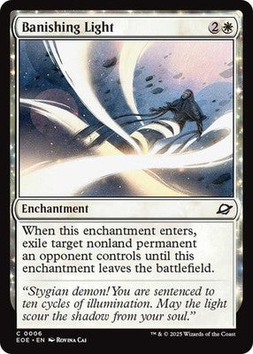 Banishing Light EOE 6 NM Magic: The Gathering