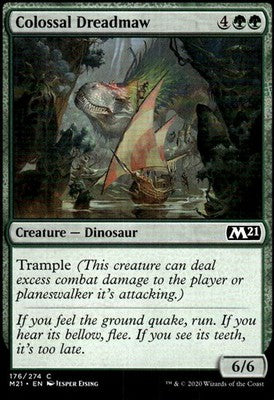 Colossal Dreadmaw Core Set 2021 176 C Magic: The Gathering Near Mint