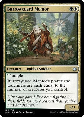 Burrowguard Mentor BLB 206 NM Magic: The Gathering