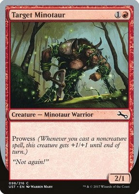 Target Minotaur UST 98d NM Magic: The Gathering
