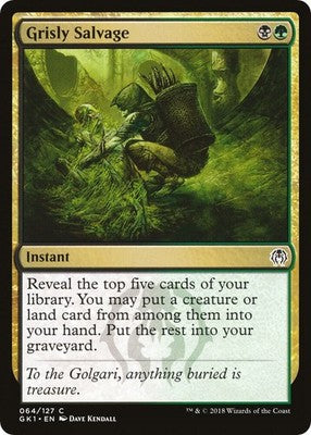 Grisly Salvage GK1 64 NM Magic: The Gathering